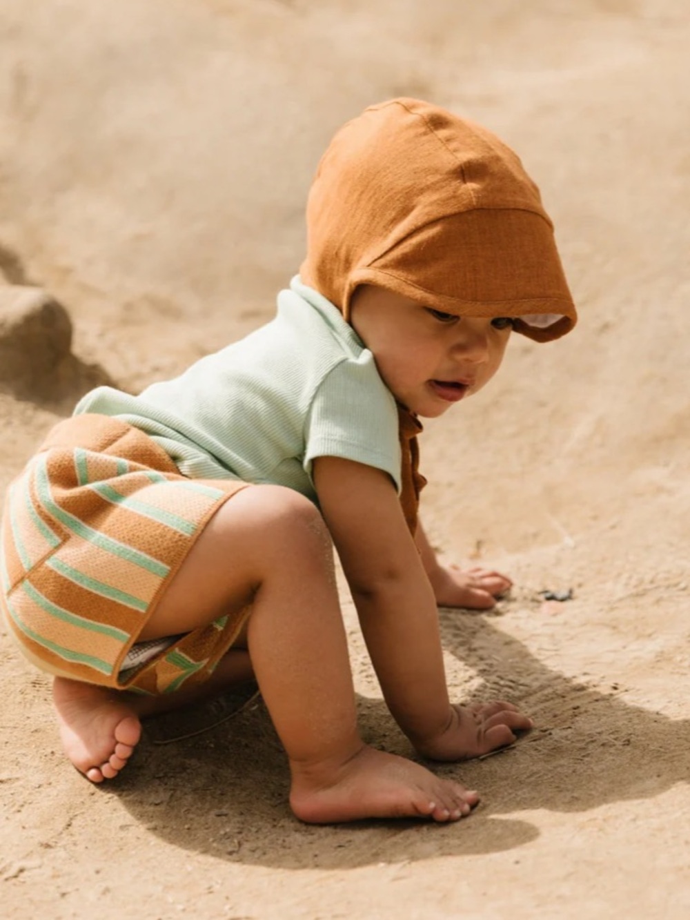 Green Briar Baby Bonnet